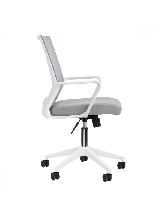 Офісне крісло QS-11 біло-сіре