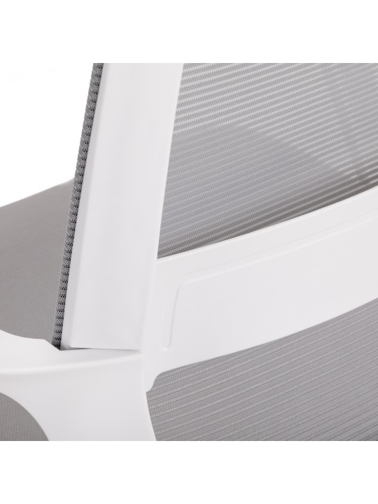 Office armchair QS-11 white and gray