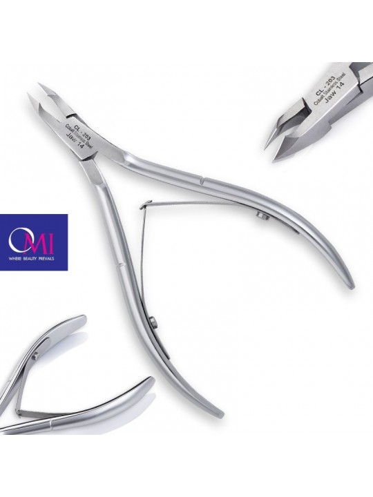 Omi pro-line CL-203 cuticle nippers jaw12 / 4 mm lap joint