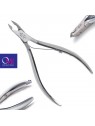Omi pro-line nůžky AL-101 akrylové kleštičky na nehty čelist 16/6 mm přeplátovaný spoj