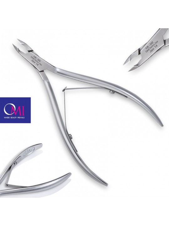 Omi pro-line cążki CB-202 cuticle nipper jaw 12/4 mm lap joint