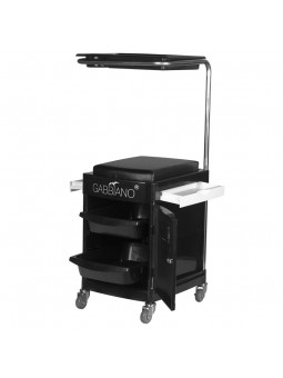 Pomocnik - taboret do pedicure 23 plus czarny