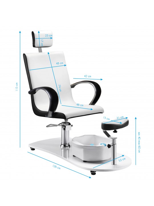 Spa pedicure chair with massager 308