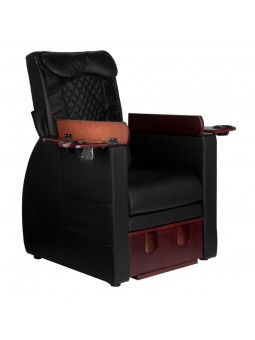 Fotel spa do pedicure z masażem pleców Azzurro 101 czarny