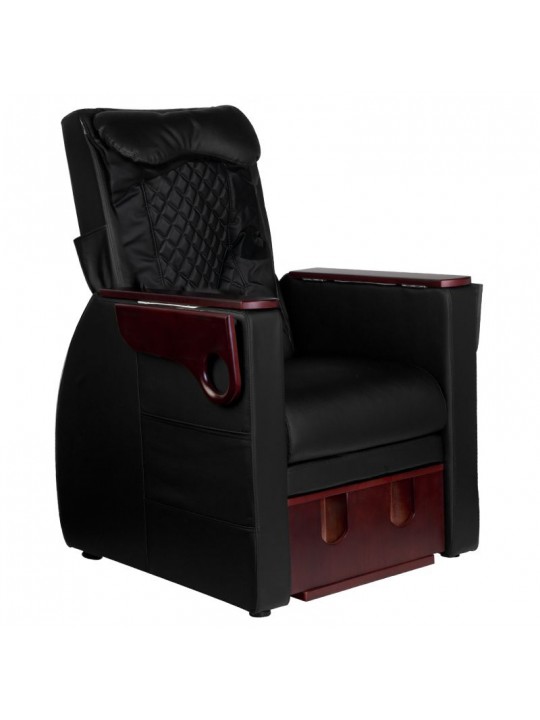 Azzurro 101 black pedicure spa chair with back massage