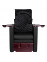 СПА-крісло для педикюру Azzurro 101 чорного кольору з масажем спини