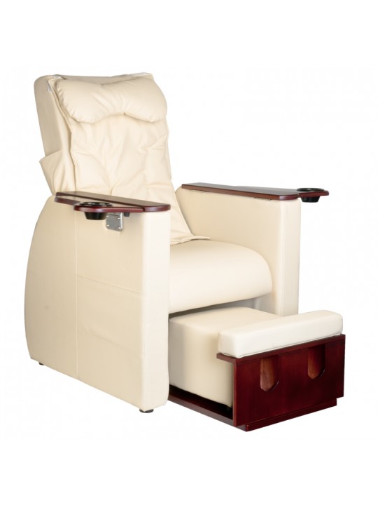 Azzurro 101 beige spa chair for pedicure with back massage