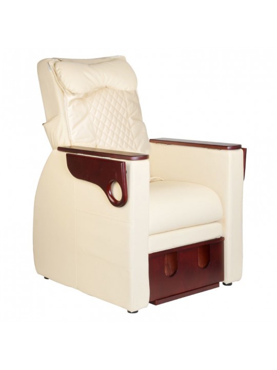 Azzurro 101 beige spa chair for pedicure with back massage