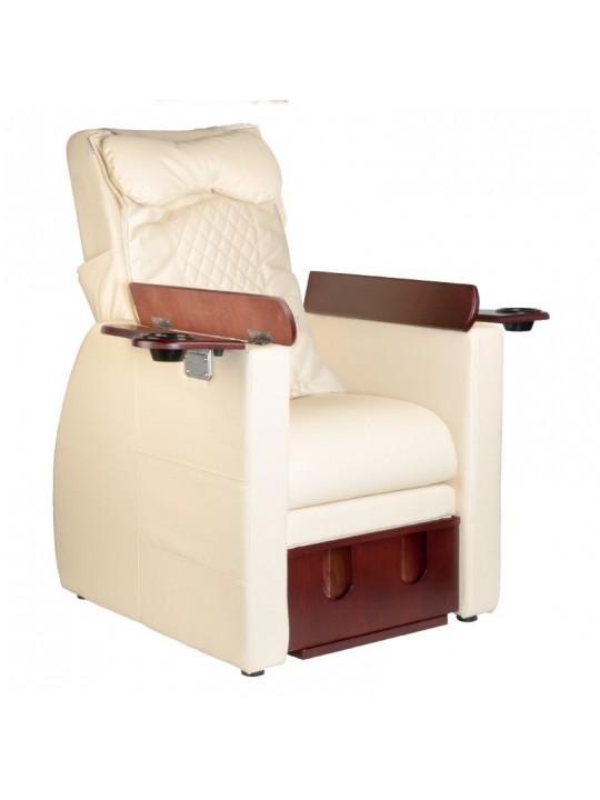 Azzurro 101 beige spa chair for pedicure with back massage