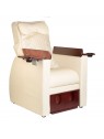 Azzurro 101 beige spa chair for pedicure with back massage