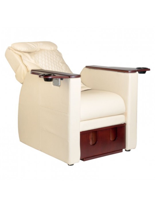 Azzurro 101 beige spa chair for pedicure with back massage