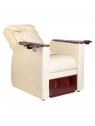 Azzurro 101 beige spa chair for pedicure with back massage