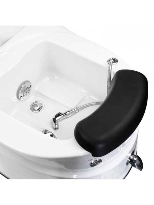 AS-122 white spa pedicure chair with massage function and pump