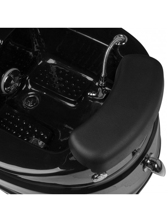 AS-122 black spa pedicure chair with massage function and pump