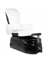 AS-122 spa pedicure chair, white and black, with massage function and pump