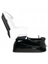 AS-122 spa pedicure chair, white and black, with massage function and pump