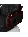 Spa pedicure chair AS-261 black and white with massage function and pump