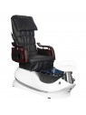 Spa pedikűr szék AS-261 fekete-fehér masszázs funkcióval és pumpával