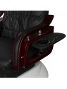 SPA pedikiūro kėdė AS-261 juoda ir balta su masažo funkcija ir pompa