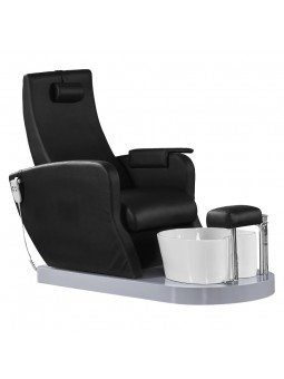 Azzurro 016B pedicure spa chair, black