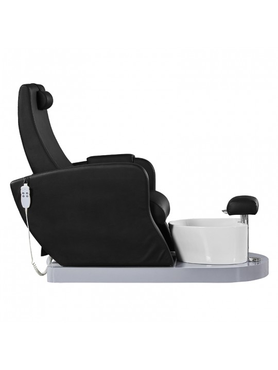 Azzurro 016B pedicure spa chair, black