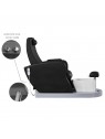 Azzurro 016B pedicure spa chair, black