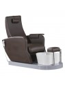 Azzurro 016B pedicure spa chair, brown