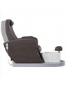 Azzurro 016B pedicure spa chair, brown