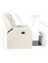 Hilton cream pedicure spa chair