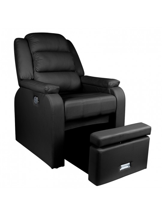 Hilton black pedicure spa chair