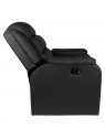 Hilton black pedicure spa chair