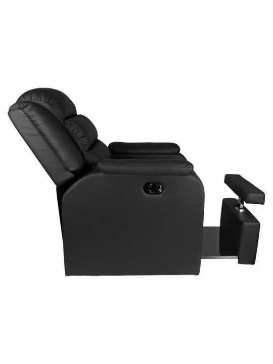 Hilton black pedicure spa chair