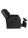 Hilton black pedicure spa chair