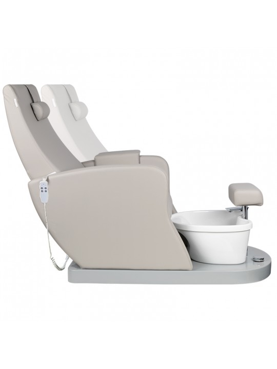 Azzurro 016B spa pedicure chair, gray