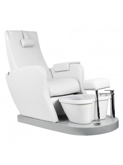 Azzurro 016B pedicure spa chair, white