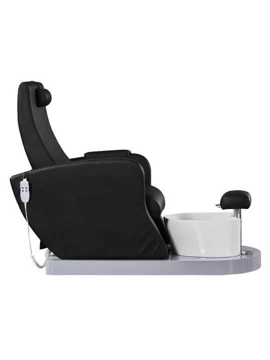 Крісло для спа-педикюру Azzurro 016A чорне з гідромасажем