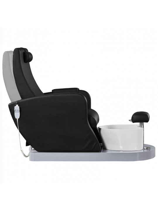 Крісло для спа-педикюру Azzurro 016A чорне з гідромасажем