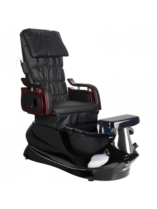 AS-261 black spa pedicure chair with massage function and pump