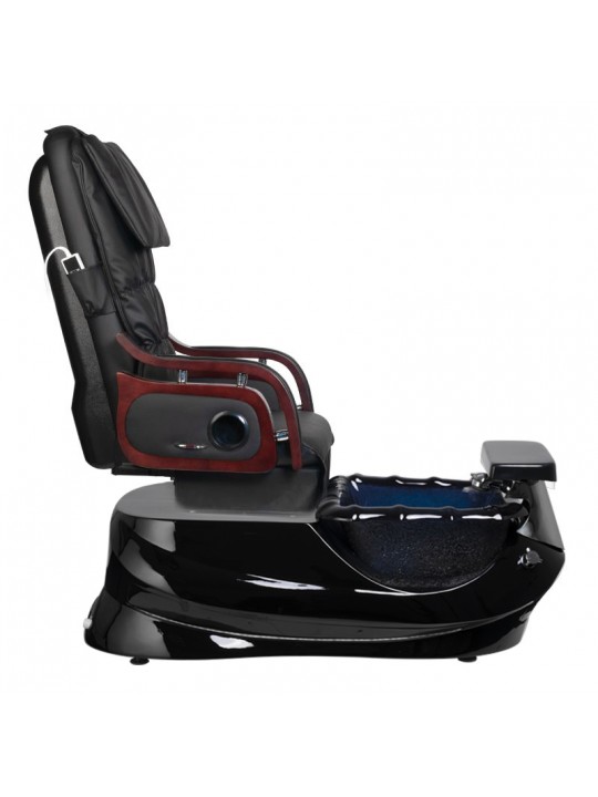 Крісло для спа-педикюру AS-261 чорне з функцією масажу і насосом