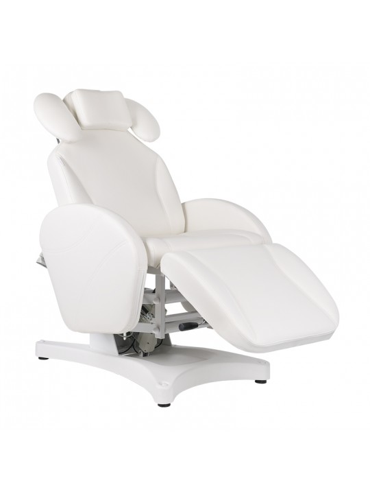 Ivette professional electric eyelash treatment chair white
