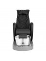 Azzurro 016C black pedicure spa chair with back massage and hydromassage