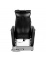 Azzurro 016C black pedicure spa chair with back massage and hydromassage