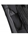 Azzurro 016C black pedicure spa chair with back massage and hydromassage