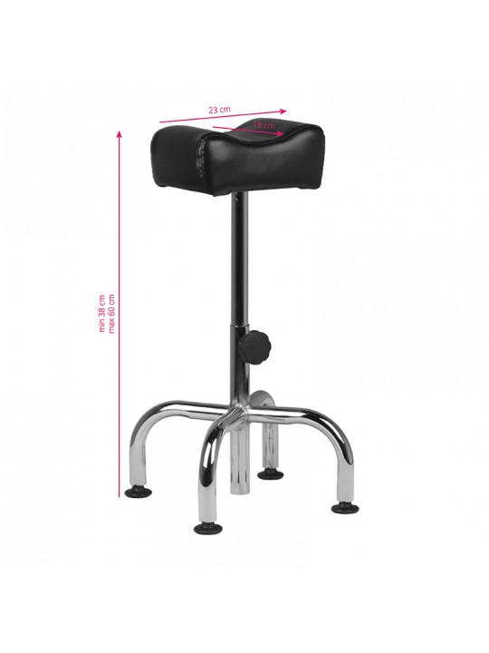 AM-5012C pedicure footrest, black