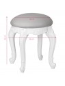 Azzurro stool style 60-01 gray