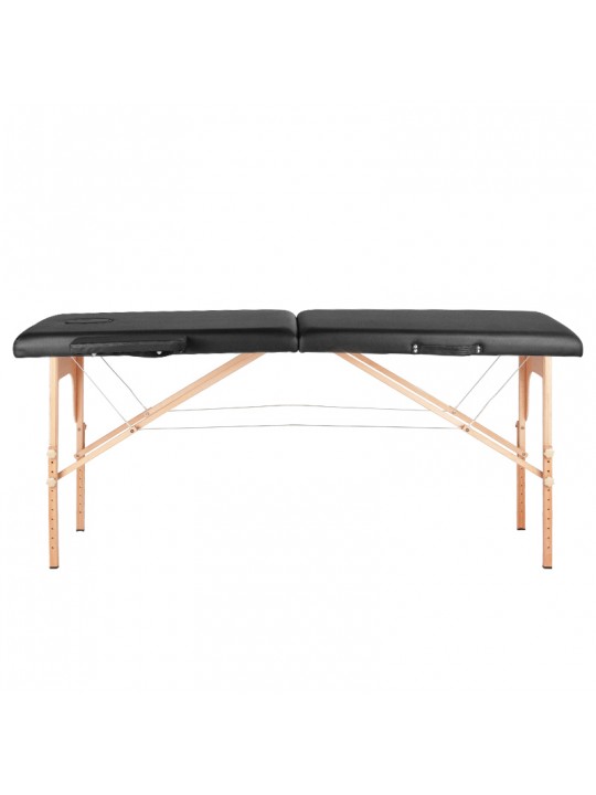 Folding massage table wood comfort Activ Fizjo 2 segment black