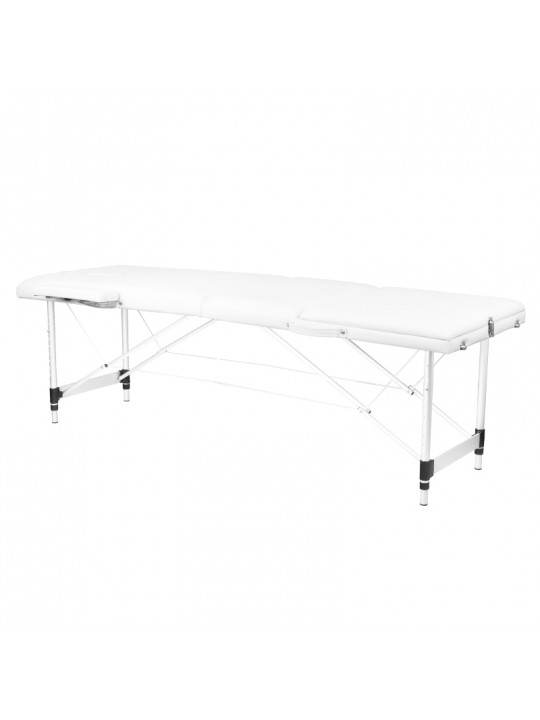 Aluminum comfort foldable massage table Activ Fizjo 3 segment white