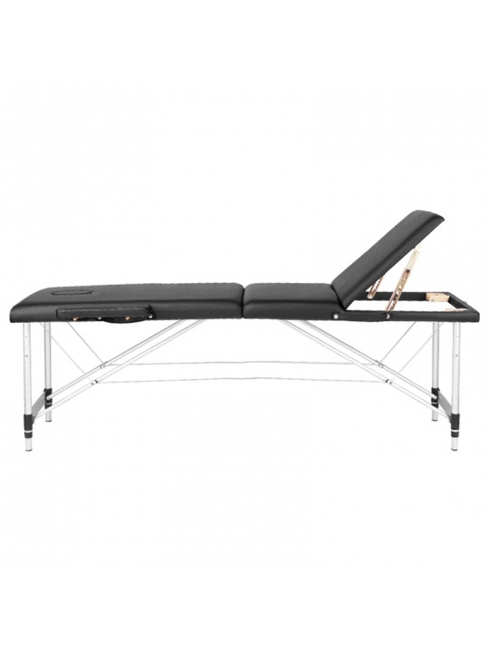 Folding massage table aluminum comfort Activ Fizjo 3 segment black