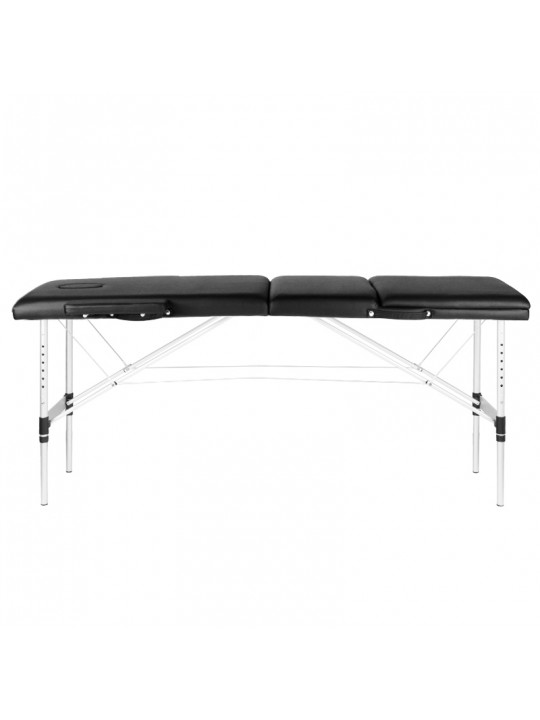 Folding massage table aluminum comfort Activ Fizjo 3 segment black