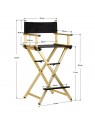 Alu gold makeup chair